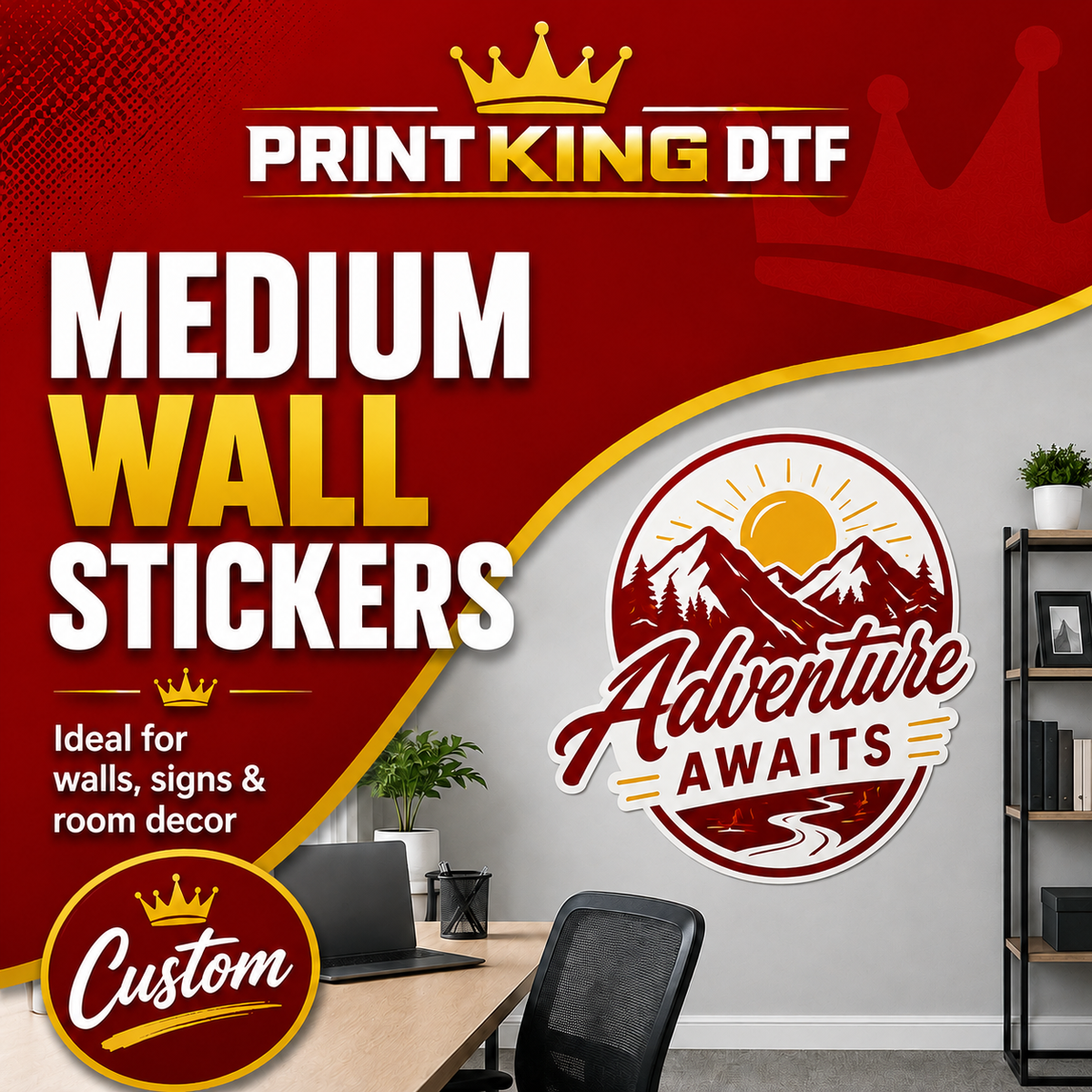 Medium Stickers (INCHES)